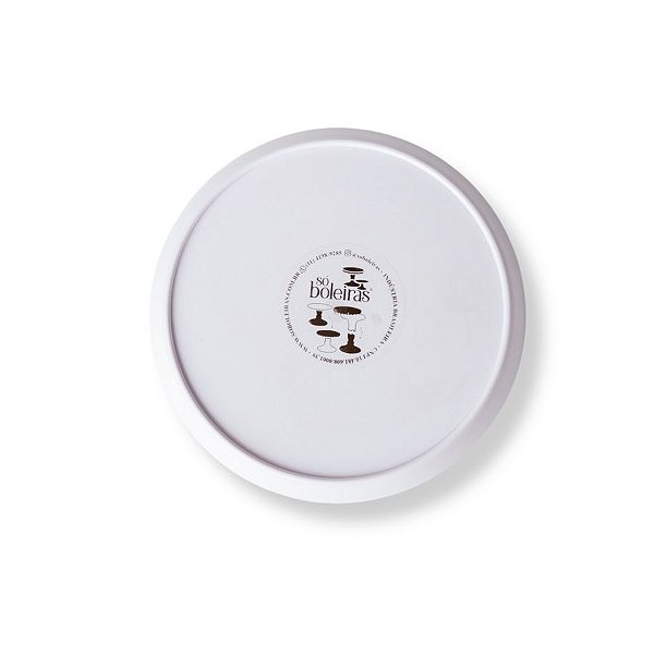 Tampo Cogumelo Fosco - 130mm - Off White - 1 unidade - Só Boleiras - Rizzo