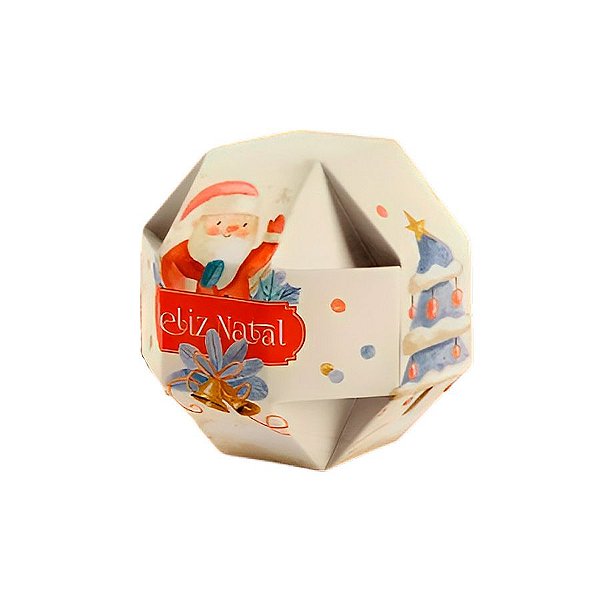 Caixa Bolinha de Natal - União - 10 unidades - Rizzo