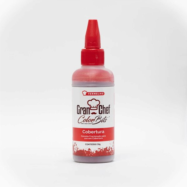 Color Bits Cobertura vermelha 50g - GranChef - Rizzo Confeitaria