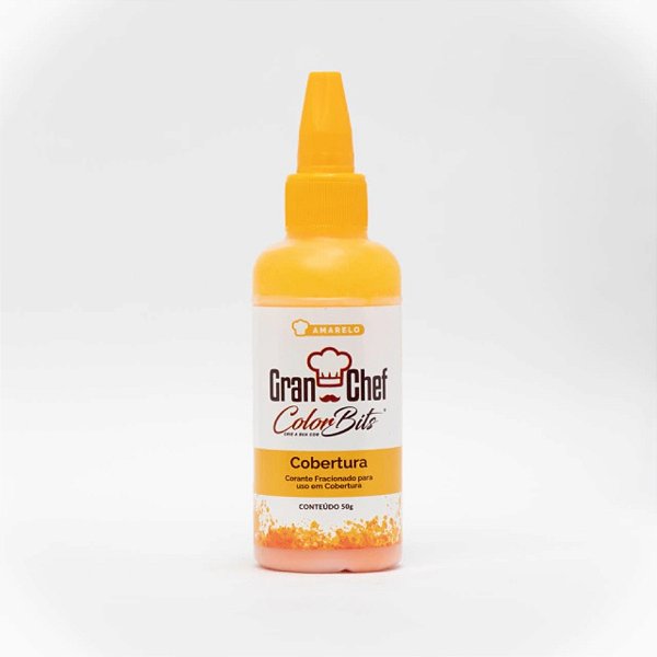 Color Bits Cobertura Amarelo 50g - Granchef - Rizzo Confeitaria