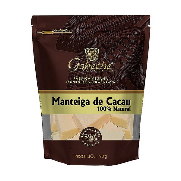 Manteiga de Cacau 100% natural 90gr - Gobeche - Rizzo