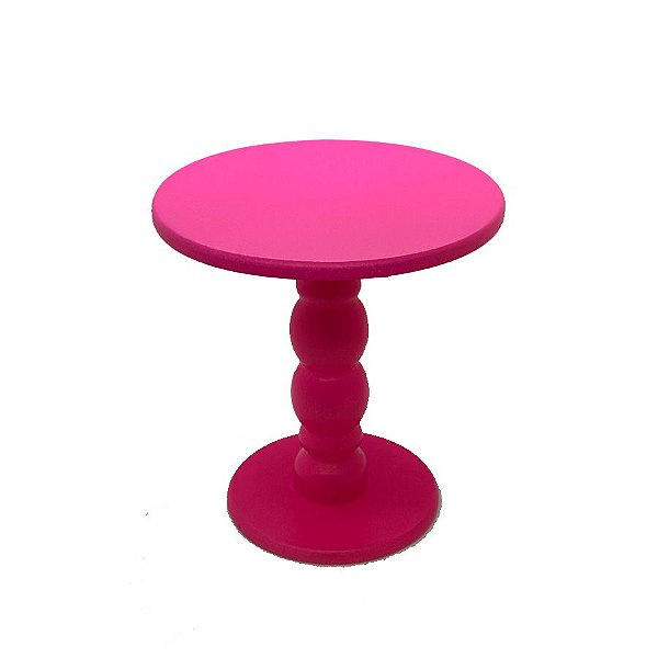 Boleira de Madeira - Rosa Neon - 1 unidade - Rizzo