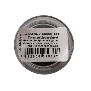 Corante em Pó Lipossolúvel Verde Musgo 1,9g LullyCandy Rizzo Confeitaria