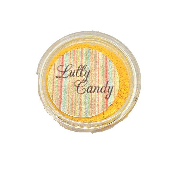 Corante em Pó Lipossolúvel Amarelo 1,9g LullyCandy Rizzo Confeitaria