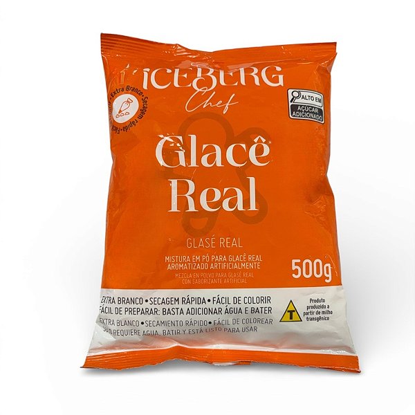 Mistura para Glacê Real - 500g - Iceberg