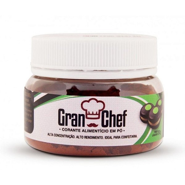 Corante em pó hidrossoluvel Verde Folha 30g Granchef