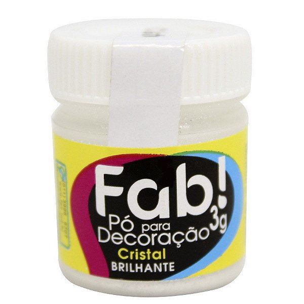 Brilho para Decoração Cristal 3g Fab