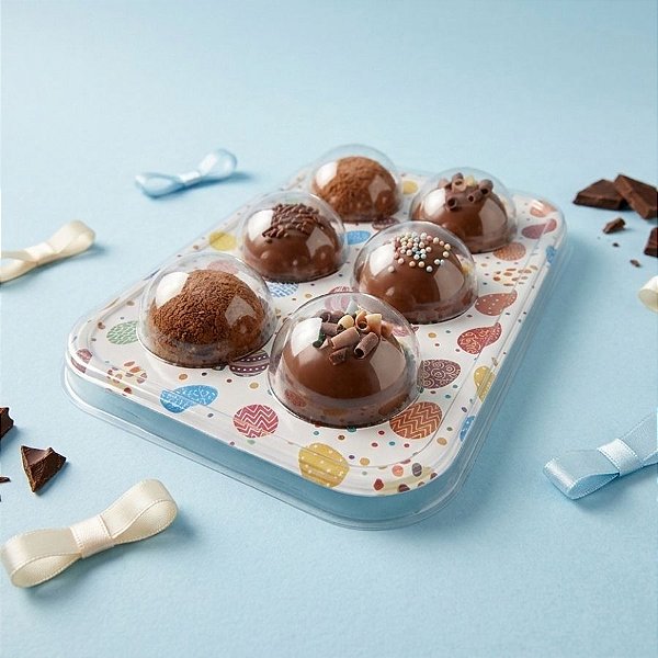 Blister 6 Brigadeiros - Ovinhos - 5 unidades - Rizzo