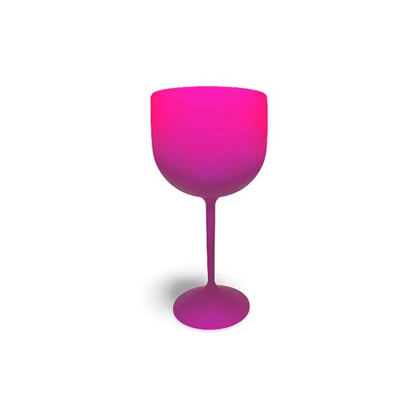 Taça de Gin Degradê 550ml - Roxa/Pink Neon - 1 unidade - Rizzo