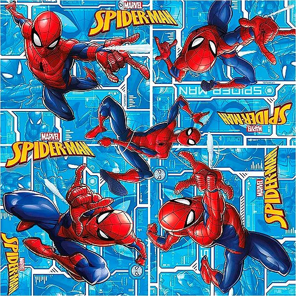 Folha para Ovos de Páscoa Spiderman Tech 69x89cm - 25 unidades - Cromus - Rizzo