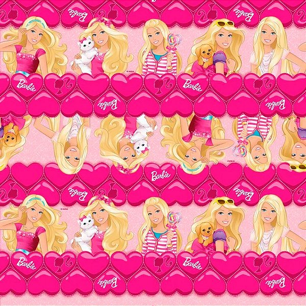 Folha para Ovos de Páscoa Fashion Barbie 69x89cm - 25 unidades - Cromus - Rizzo