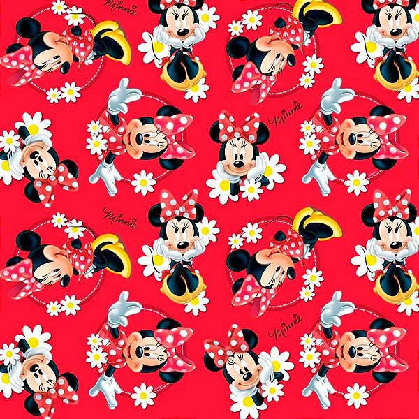 Folha para Ovos de Páscoa Minnie Spring 69x89cm - 25 unidades - Cromus - Rizzo