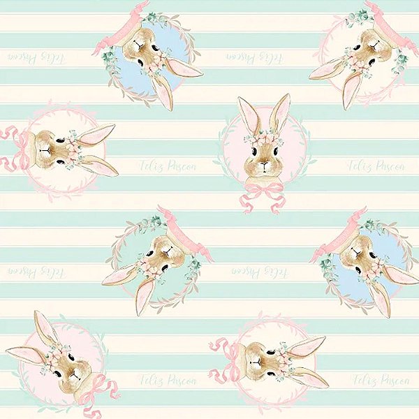 Folha para Ovos de Páscoa Bella Mint 69x89cm - 25 unidades - Cromus - Rizzo