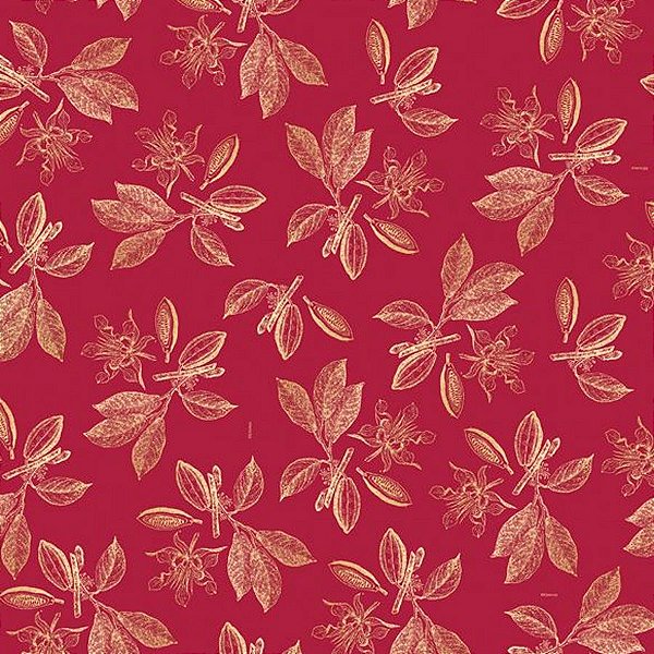 Folha para Ovos de Páscoa Metalizado Sabor Marsala Ouro 69x89cm - 25 unidades - Cromus - Rizzo