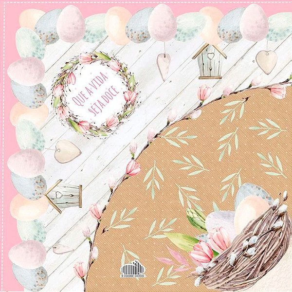 Saco Express 35x35cm para Ovos de 250g a 350g - Doce Vida - 25 unidades - Cromus - Rizzo