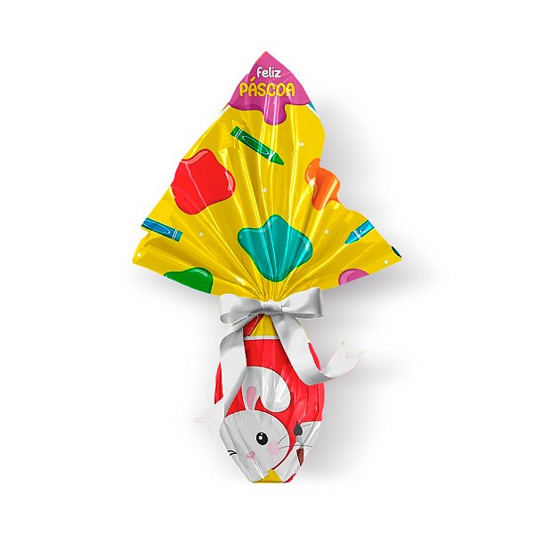 Saco Express 39x39cm para Ovos de 350g a 500g - Pintura - 25 unidades - Cromus - Rizzo