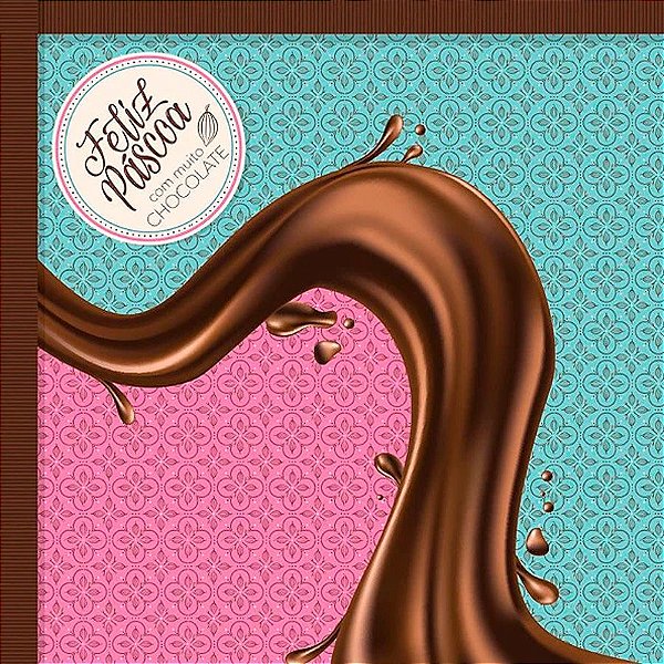 Saco Express 39x39cm para Ovos de 350g a 500g - Chocolatier - 25 unidades - Cromus - Rizzo