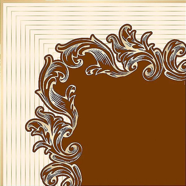 Saco Express 44x44cm para Ovos de 500g a 750g - Astral Marrom e Ouro - 25 unidades - Cromus - Rizzo