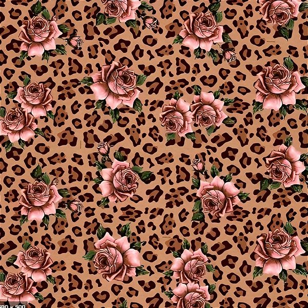 Saco para Presente Decorado - Leopardo - Cromus - Rizzo