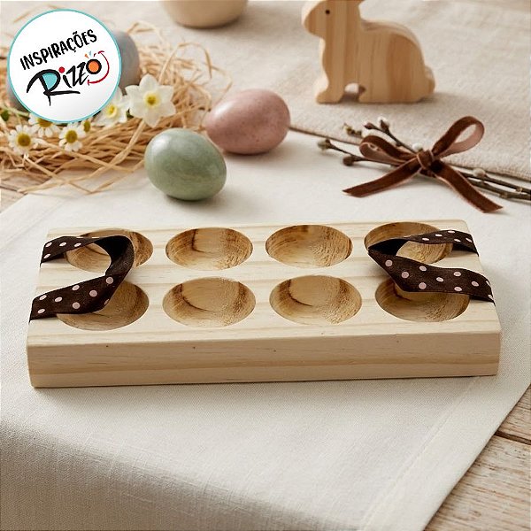 Bandeja para Doces Marrom - Páscoa - 1 unidade - FlorArte - Rizzo