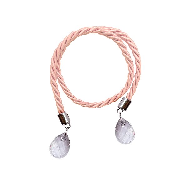 Cordão Decorativo - Rosa Pingente Gota - 32cm - 1 unidade - Rizzo