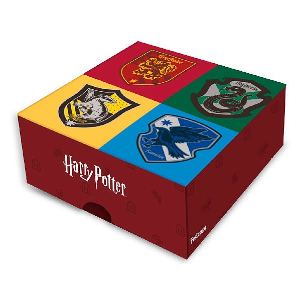 Caixa 4 Doces Quadrada - Harry Potter - 1 unidade - Festcolor - Rizzo