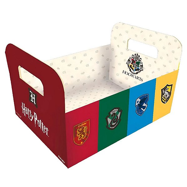 Caixote de Papel Cartão G - Harry Potter - 1 unidade - Festcolor - Rizzo