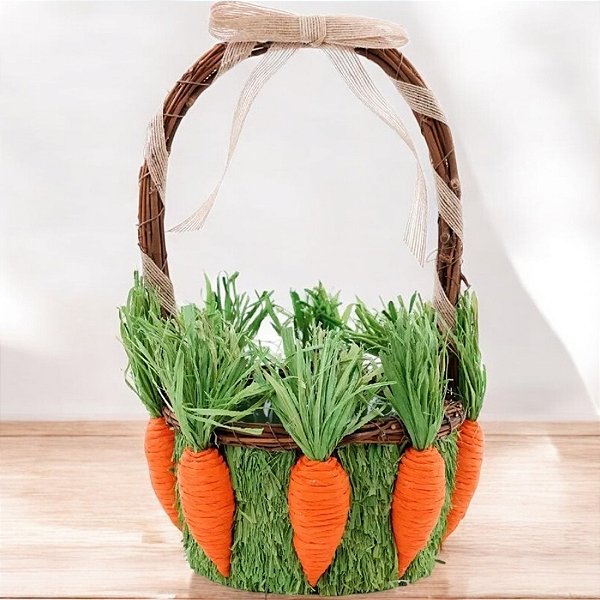 Cesta Decorativa em Cenouras - 1 unidade - Cromus - Rizzo