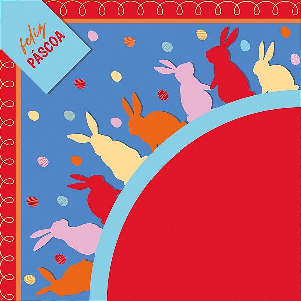 Saco Express 35x35cm para Ovos de 250g a 350g - Feelings Vermelho - 25 unidades - Cromus - Rizzo