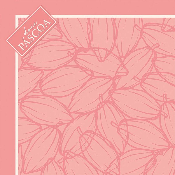 Saco Express 35x35cm para Ovos de 250g a 350g - Styllo Chocolux Rosa - 25 unidades - Cromus - Rizzo