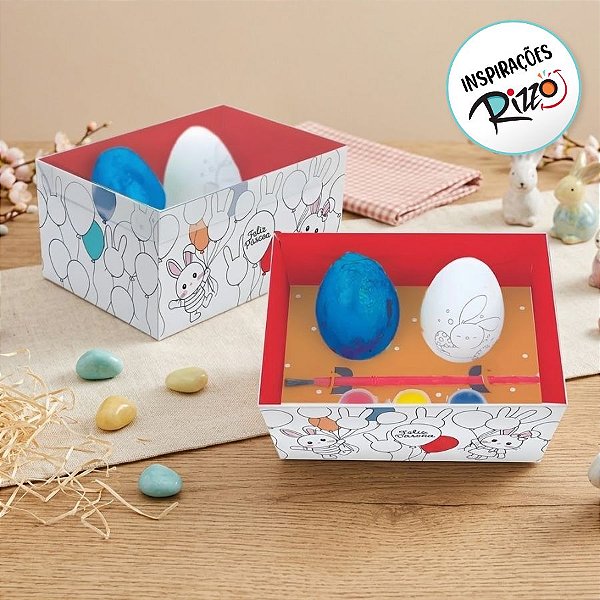 Kit para Colorir Páscoa - Ovo Balloon - 1 unidade - Cromus - Rizzo
