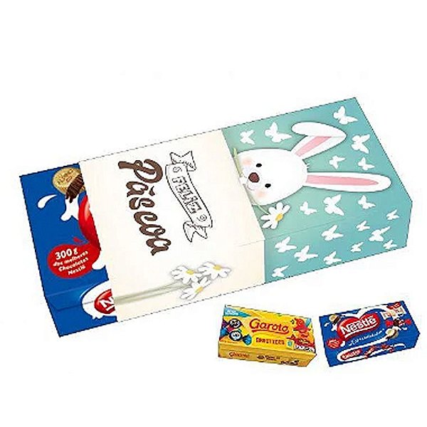 Capa Caixa de Chocolate Feliz Páscoa - Ref. 864 - 3 unidades - Erika Melkot - Rizzo