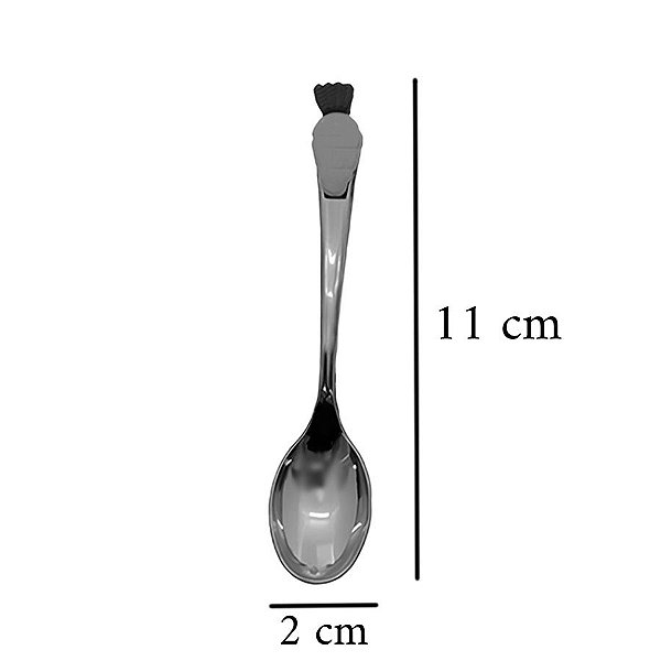 Colherzinha Decorada Páscoa Cenoura - 11cm - 6 unidades - Nelyzoca Rizzo