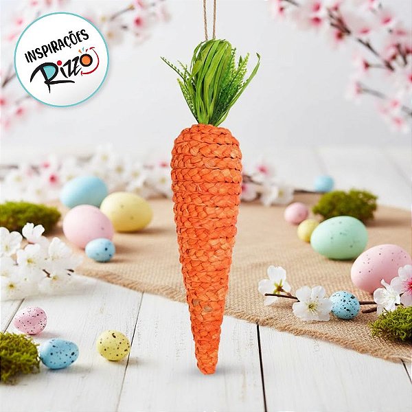 Cenoura Decorativa - 65cm - 1 unidade - Cromus - Rizzo