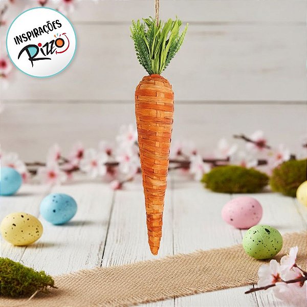 Cenoura Decorativa - 57cm - 1 unidade - Cromus - Rizzo