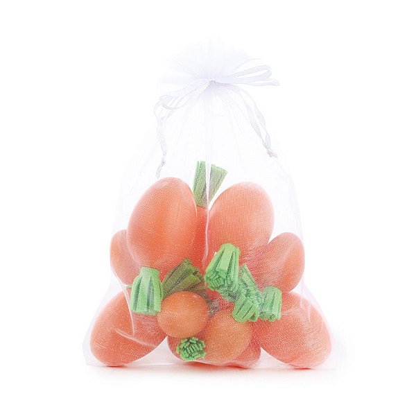 Ovos de Cenouras Decorativo para Pendurar - 12 unidades - Cromus - Rizzo