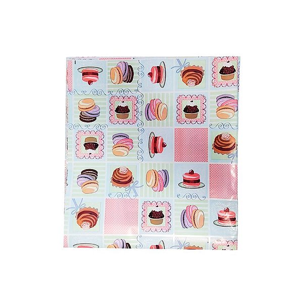 Folha para Ovos de Páscoa Double Face Macarons 69x89cm  - 25 unidades - Cromus - Rizzo