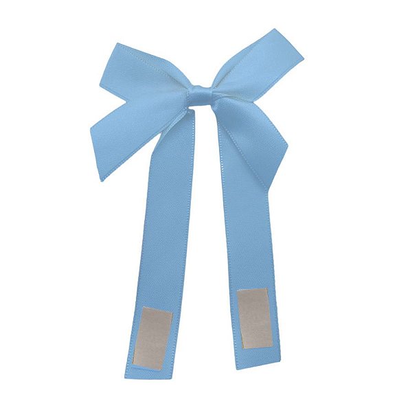 Laço Perfeito de Fita de Cetim com Adesivo - Azul Mar - G 7x21,5cm - 3 unidades - Cromus - Rizzo