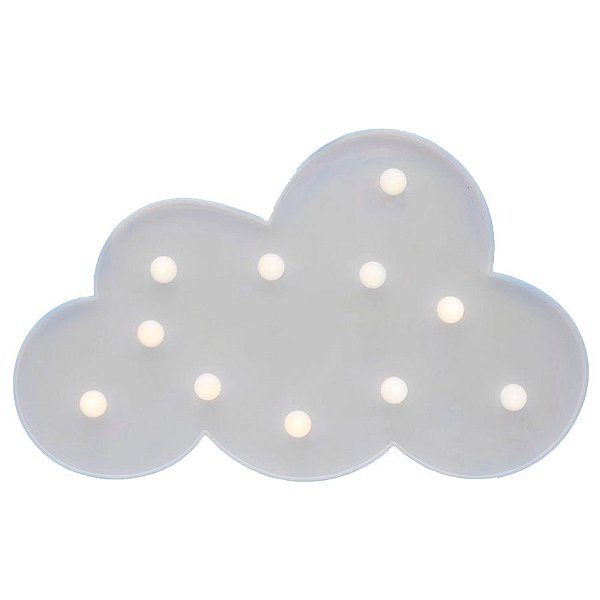 Luminária LED - Nuvem - 29,5x18cm - 1 unidade - Rizzo