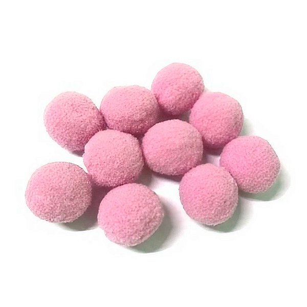 Pompom Decorativo Rosa - 1,5cm - 25 unidades - Rizzo