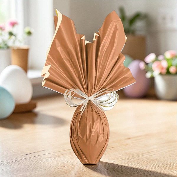 Folha para Ovos de Páscoa Double Face - Amêndoa e Baunilha - 69x89cm - 5 unidades - Cromus - Rizzo