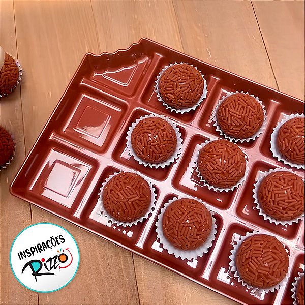 Bandeja Decorativa - Chocolate Marrom - 1 unidade - Rizzo