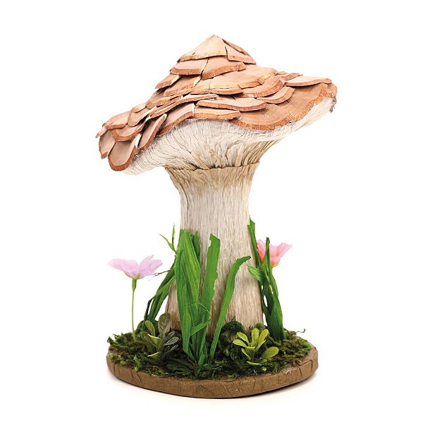 Cogumelo Decorativo Rústico - 20cm - 1 unidade - Cromus - Rizzo