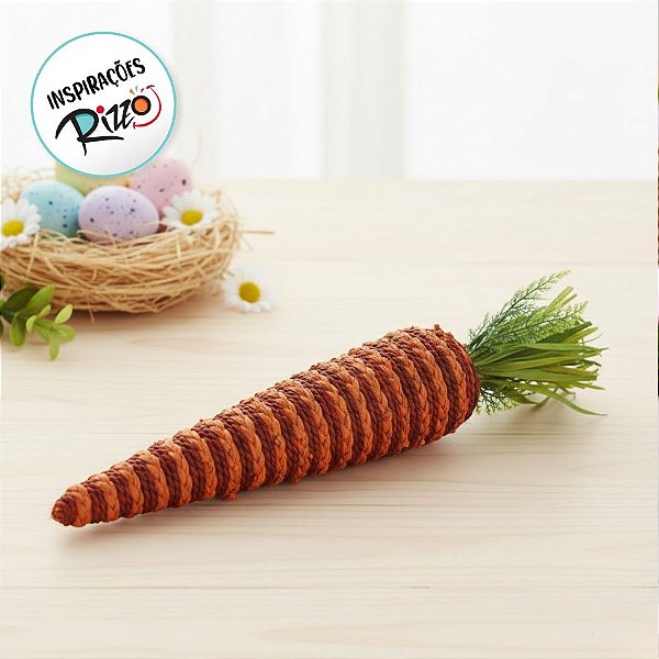 Cenoura Decorativa - 65cm - 1 unidade - Cromus - Rizzo