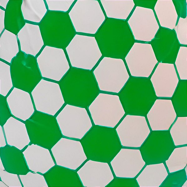 Papel Chumbo 10 x 9,8cm - Bola de Futebol Verde  - 300 unidades - Cromus - Rizzo