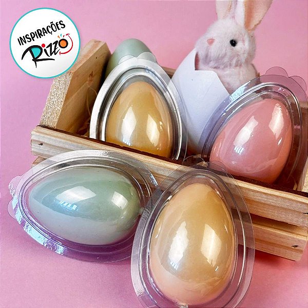 Blister 1 Ovo de Páscoa 50g - Cristal - 10 unidades - Flip - Rizzo