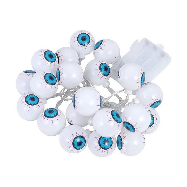 Cordão com Led - Olhos Azuis - 2 metros - 1 unidade - Rizzo
