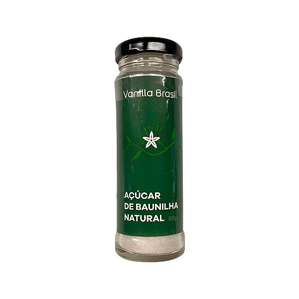 Açúcar de Baunilha Natural - 80gr - 1 unidade - Vanilla Brasil - Rizzo