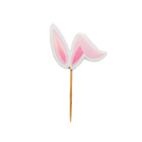 Pick Decorativo - Orelha de Coelho - 12 unidades - Rizzo