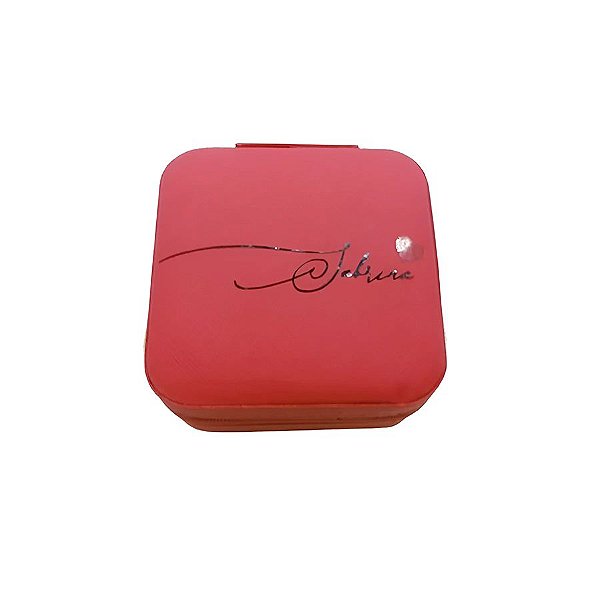 Mini Porta Joias Personalizado - Nome com Coração - Rosa Escuro - 1 unidade - Rizzo